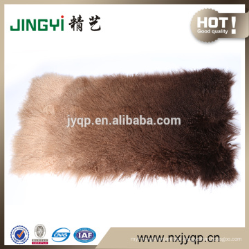 Wholesale High Quality long hair Tibetan mongolian lamb fur plate